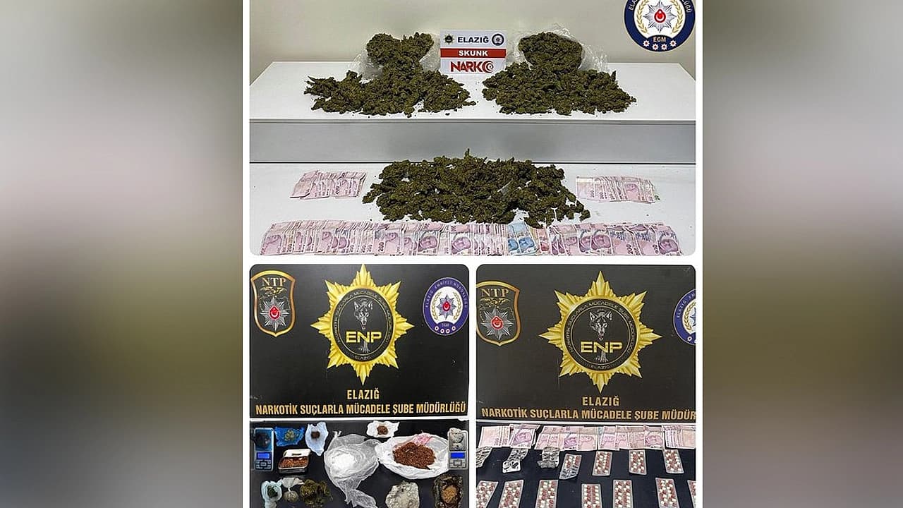 Elazığ'da uyuşturucuya geçit yok