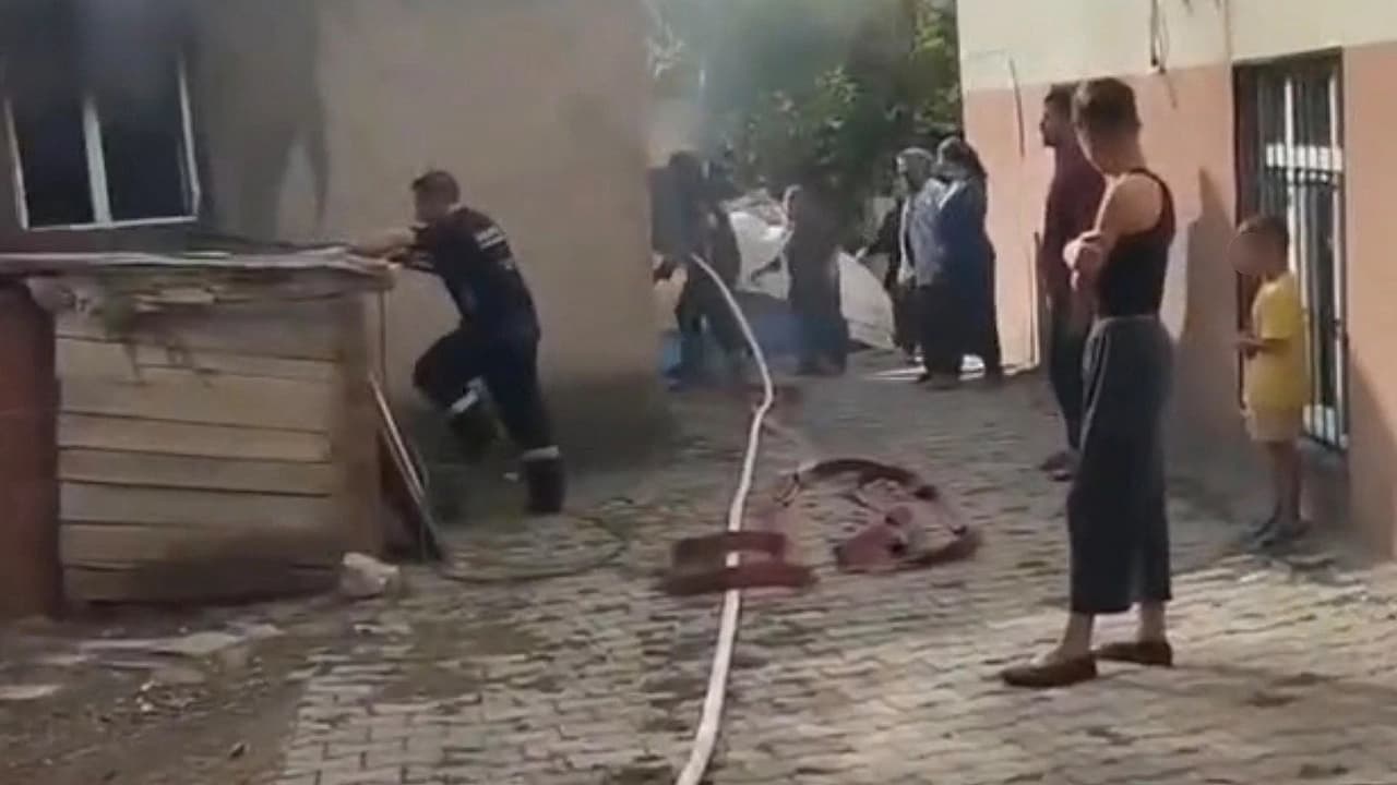 Elazığ'da korkutan yangın