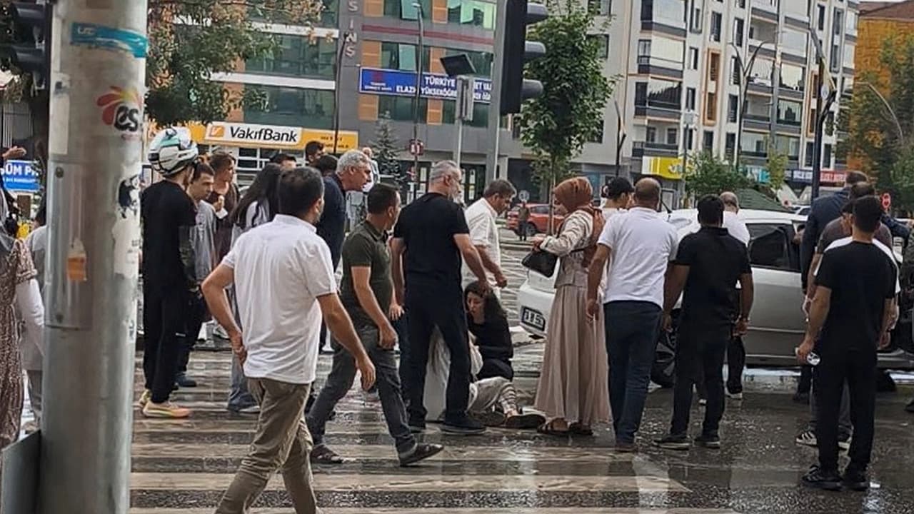 Elazığ’da yayaya çarpıp kaçtı: 1 Yaralı