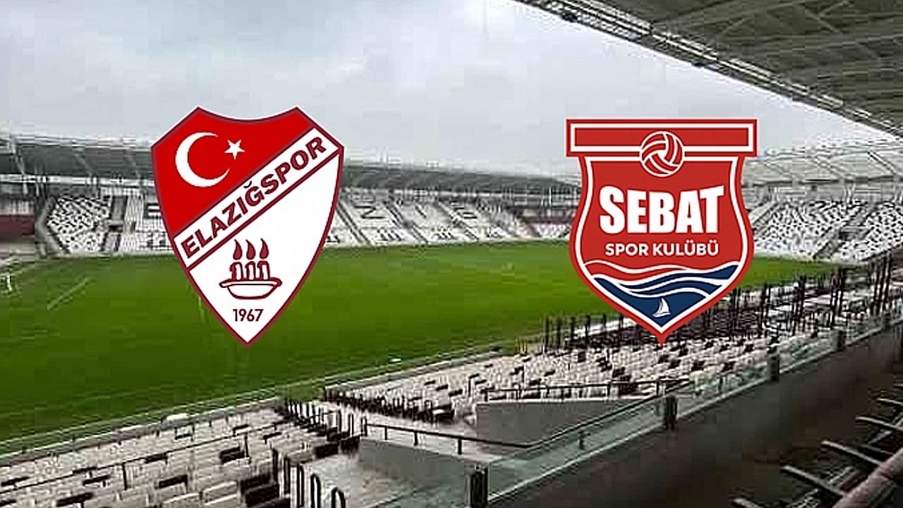 Elazığspor- Sebatspor maçı canlı anlatım