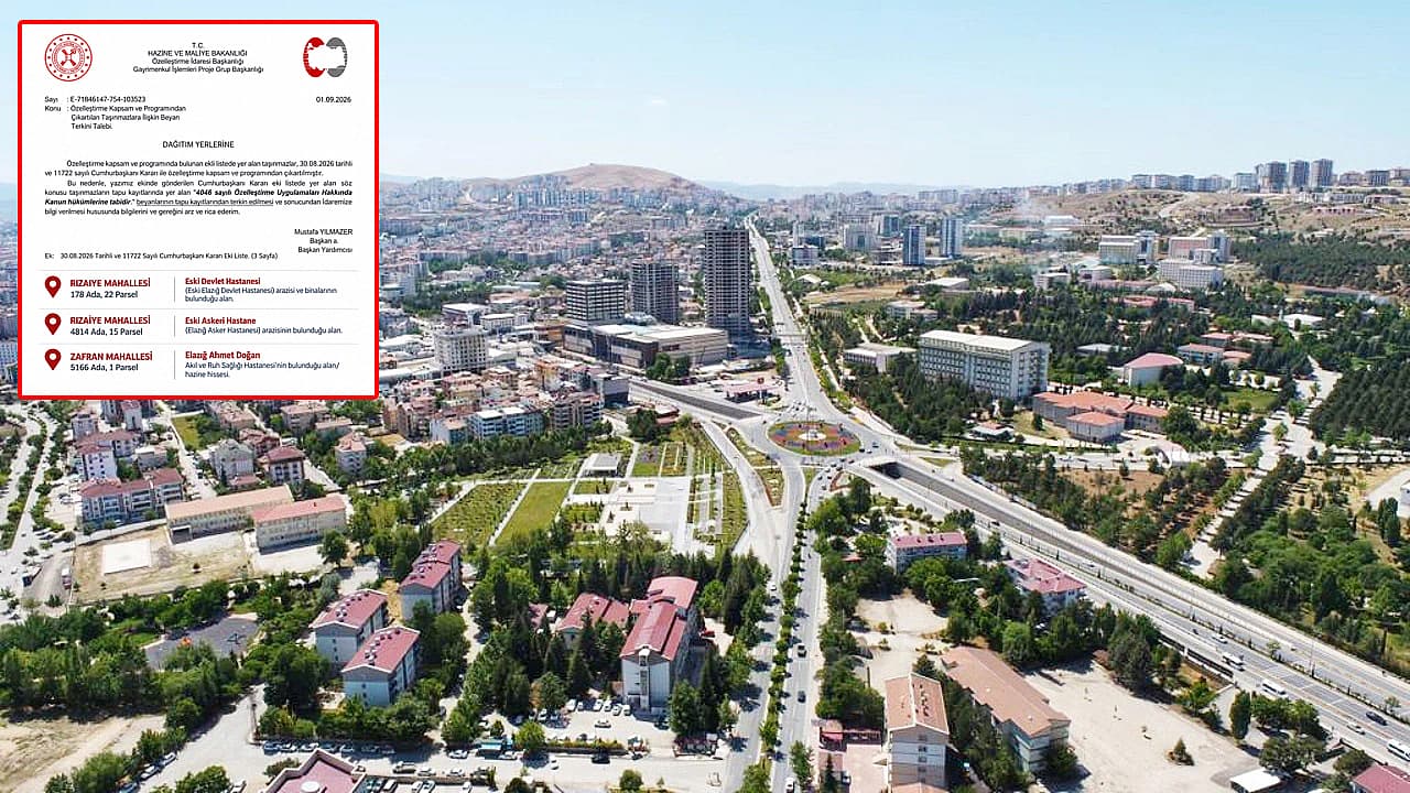 Elazığ’da üç taşınmaz özelleştirme kapsamından çıkarıldı