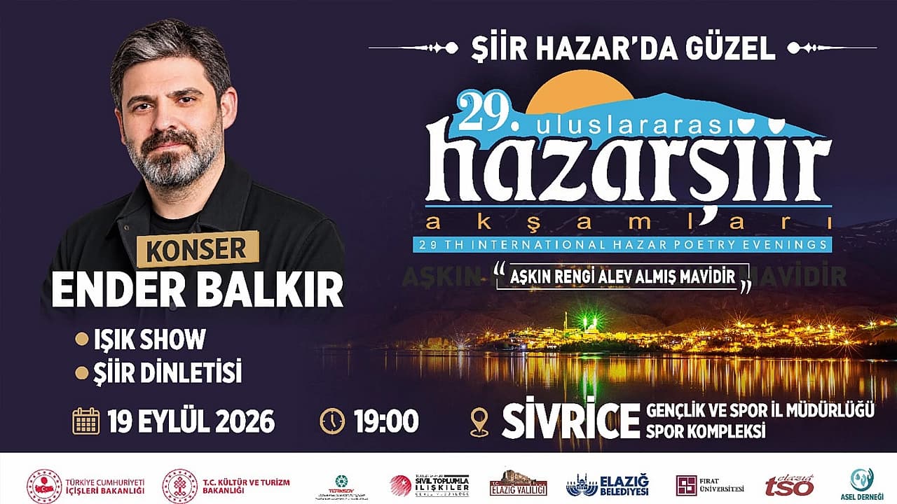 29. Uluslararası Hazar Şiir Akşamları başlıyor
