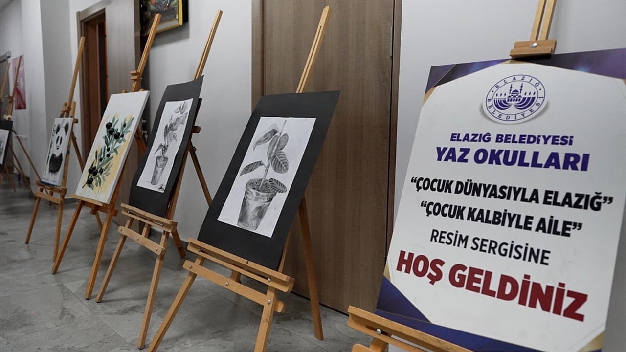 Elazığ Belediyesi’nden resim sergisi