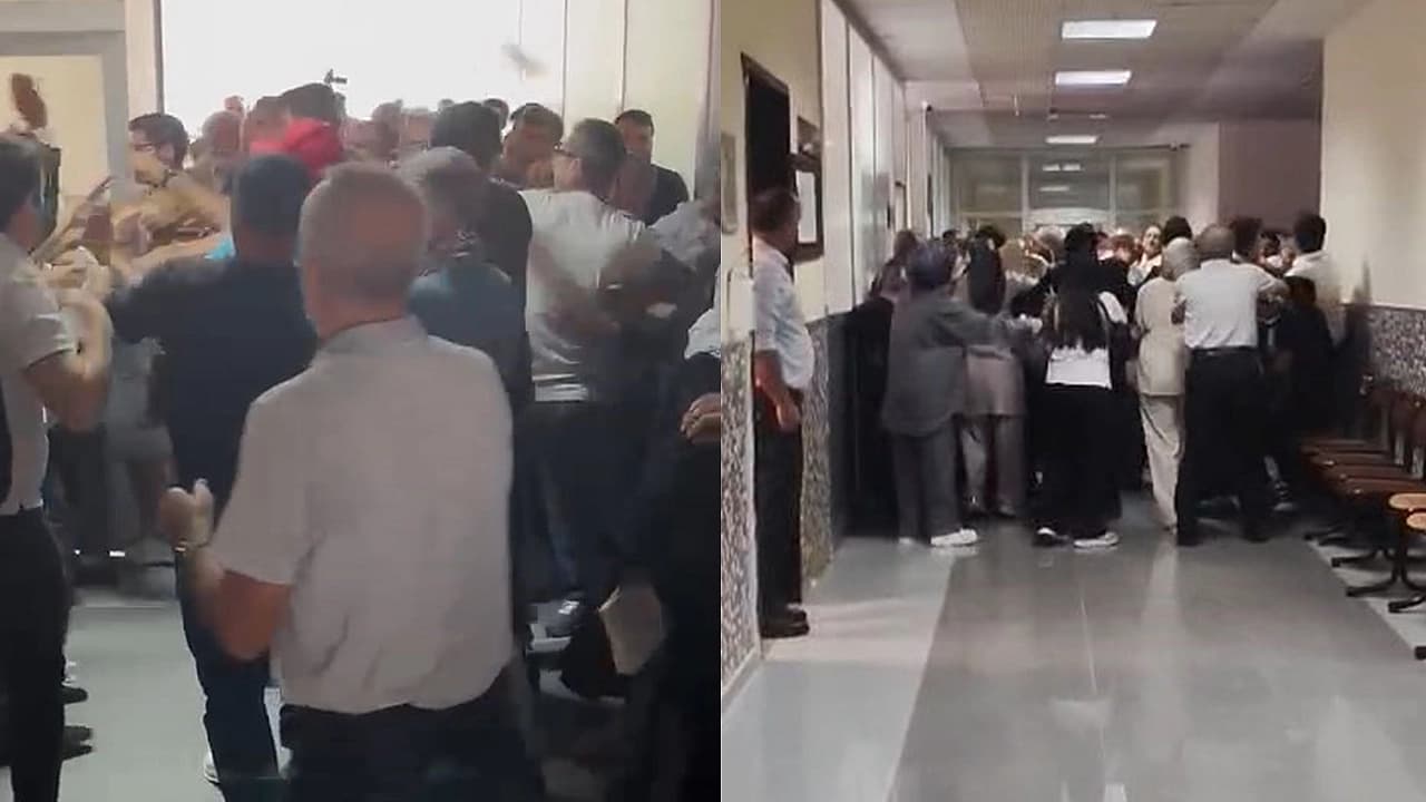 Elazığ Adliyesi’nde dava gerginliği! Tekme ve yumruklar havada uçuştu