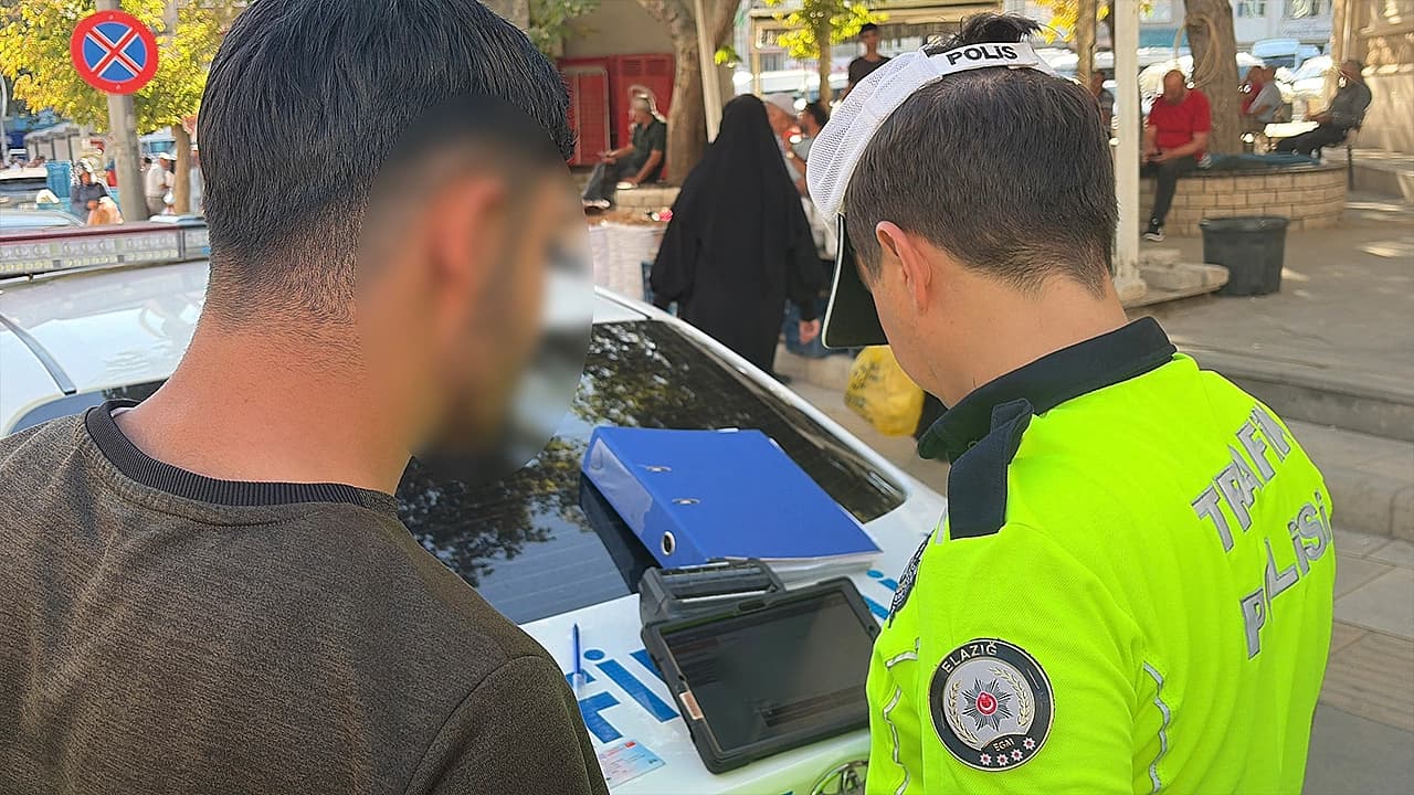 Elazığ’da motosiklet denetimi: 89 sürücüye 848 bin lira ceza