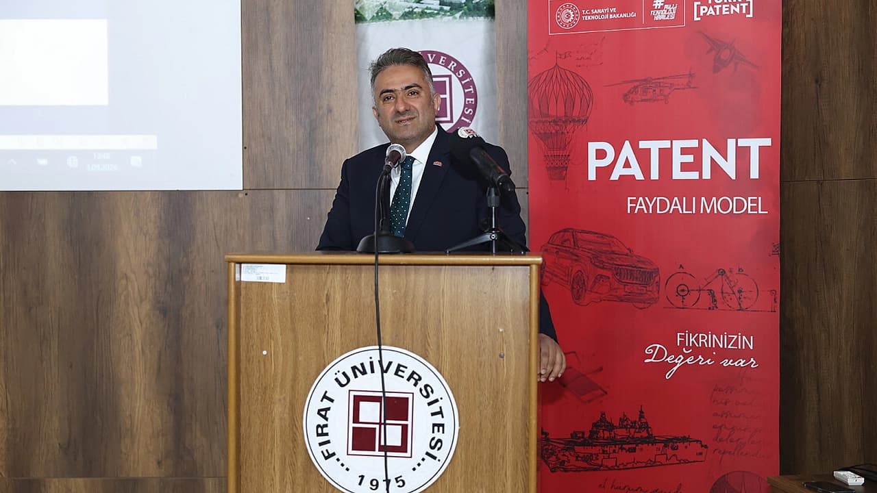 Patent kurumu başkanı durak, fırat üniversitesi'nde