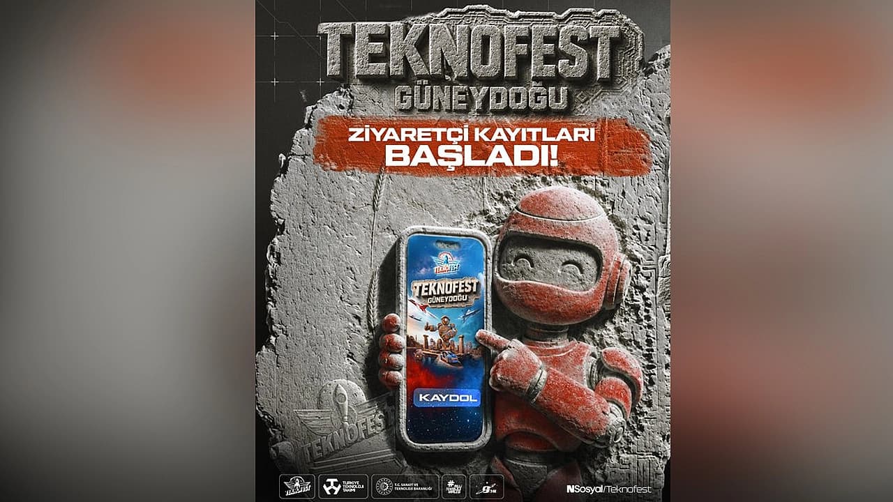 TEKNOFEST güneydoğu için ziyaretçi kayıtları başladı